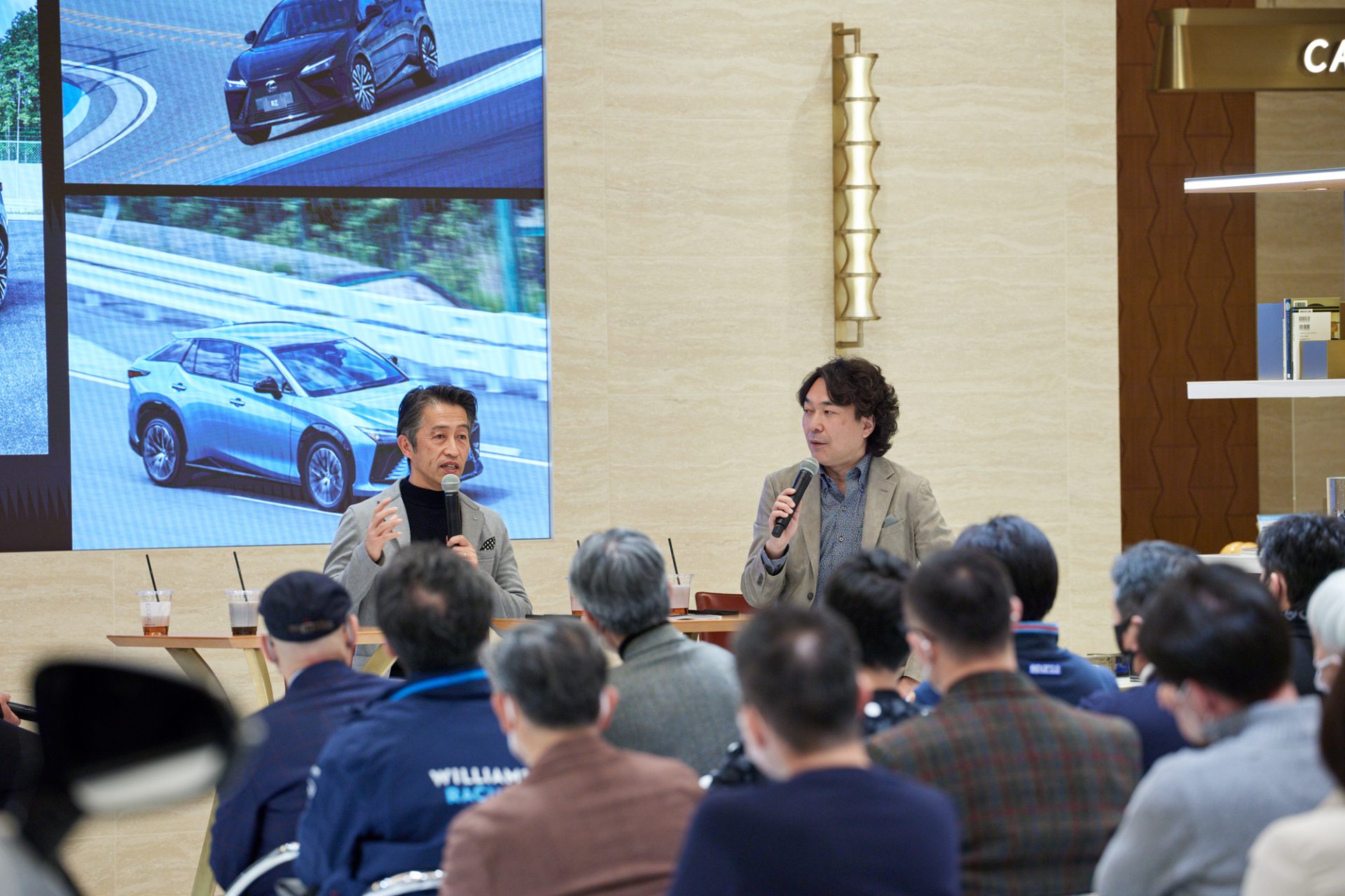 創立記念パーティでLEXUSプレゼンテーション＆トークショーを開催しました｜ENGINE Premium Club