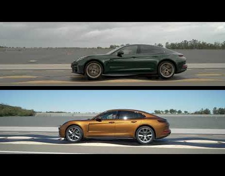 新型ポルシェ・パナメーラの新システム「アクティブ・ライド・デモンストレーション」　この足の超絶技巧的伸び縮みを見よ！｜ENGINE Premium Club